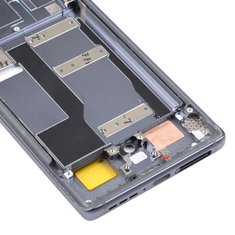 Original Front Housing LCD Frame Bezel Plate for TCL 20 Pro 5G (Blue)