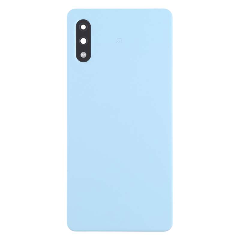 Battery Back Cover with Camera Lens Cover for Sony Xperia Ace II SO-41B(White)