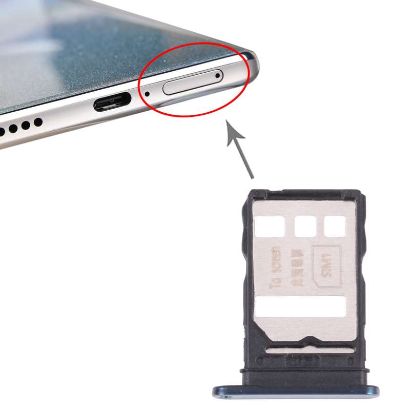 SIM Card Tray + SIM Card Tray for Honor 50 Pro (Silver)