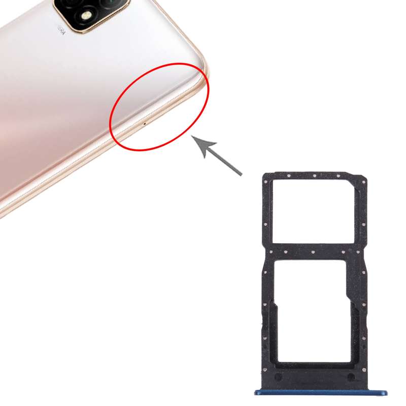 SIM Card Tray + SIM Card Tray / Micro SD Card Tray for Huawei Enjoy 20 5G (Green)