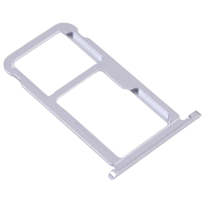 SIM Card Tray + SIM Card Tray / Micro SD Card Tray for Honor 9X Lite (Silver)