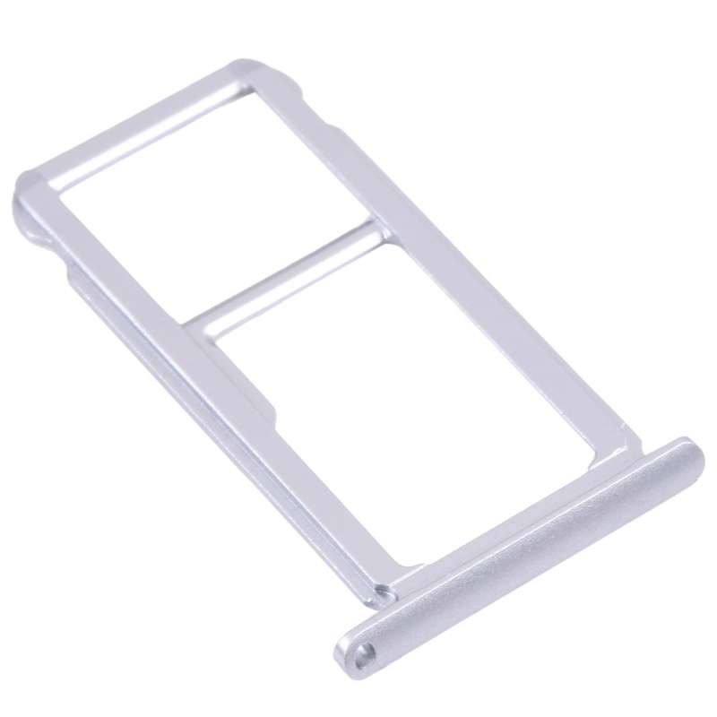 SIM Card Tray + SIM Card Tray / Micro SD Card Tray for Honor 9X Lite (Silver)