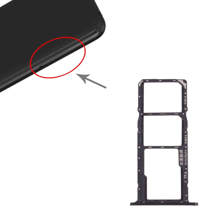 SIM Card Tray + SIM Card Tray + Micro SD Card Tray for Huawei Y5 lite (2018) (Silver)