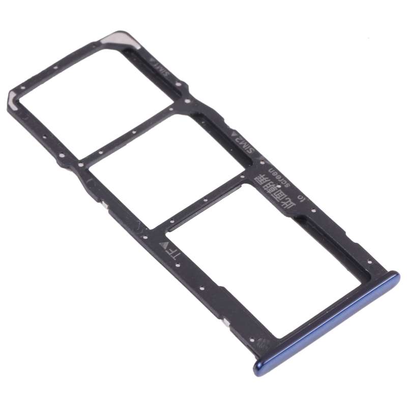 SIM Card Tray + SIM Card Tray + Micro SD Card Tray for Huawei Y7 (2018) (Silver)
