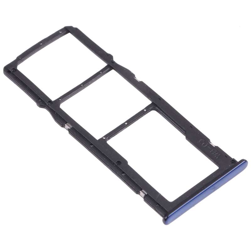 SIM Card Tray + SIM Card Tray + Micro SD Card Tray for Huawei Y7 (2018) (Silver)