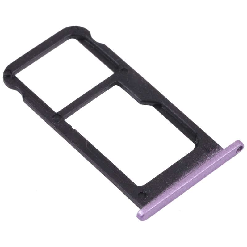 SIM Card Tray + SIM Card Tray / Micro SD Card Tray for Honor Play(Purple)