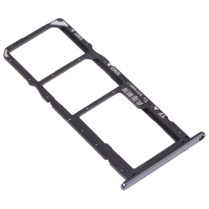 SIM Card Tray + SIM Card Tray + Micro SD Card Tray for Huawei Y6 (2018) (Black)