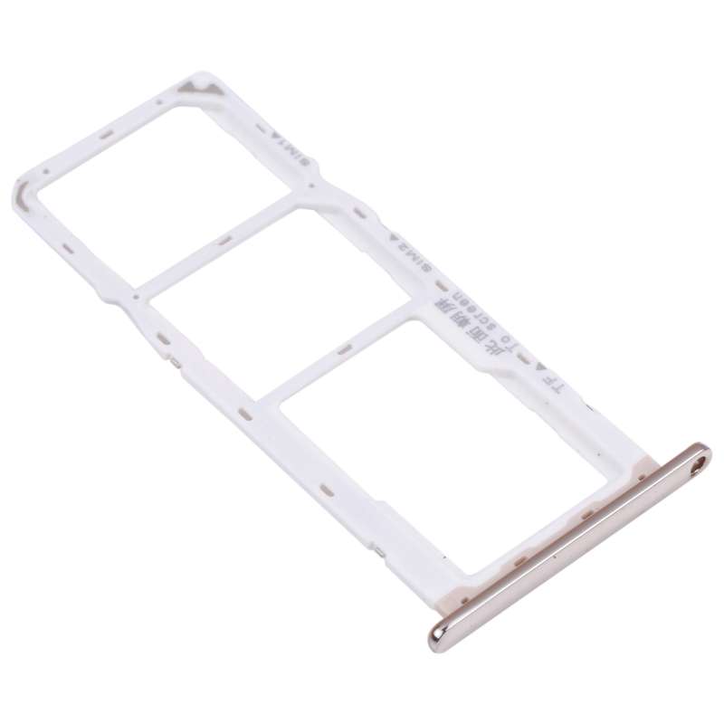 SIM Card Tray + SIM Card Tray + Micro SD Card Tray for Huawei Y6 (2018) (Silver)