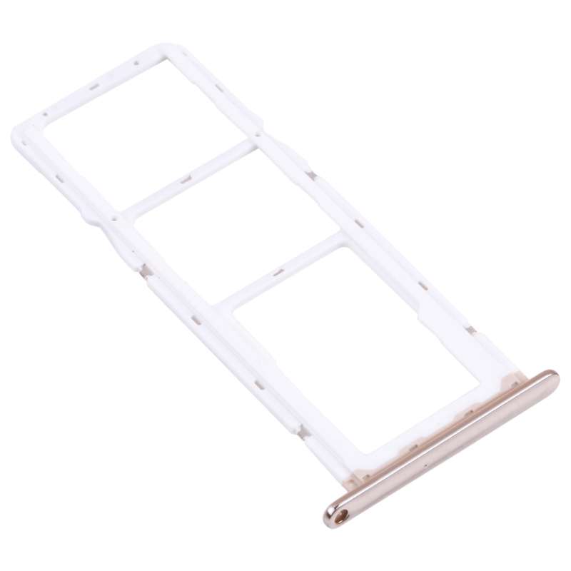 SIM Card Tray + SIM Card Tray + Micro SD Card Tray for Honor 7A Pro (Silver)
