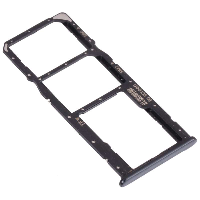 SIM Card Tray + SIM Card Tray + Micro SD Card Tray for Huawei Nova 2 Lite / Y7 Prime (2018) (Black)