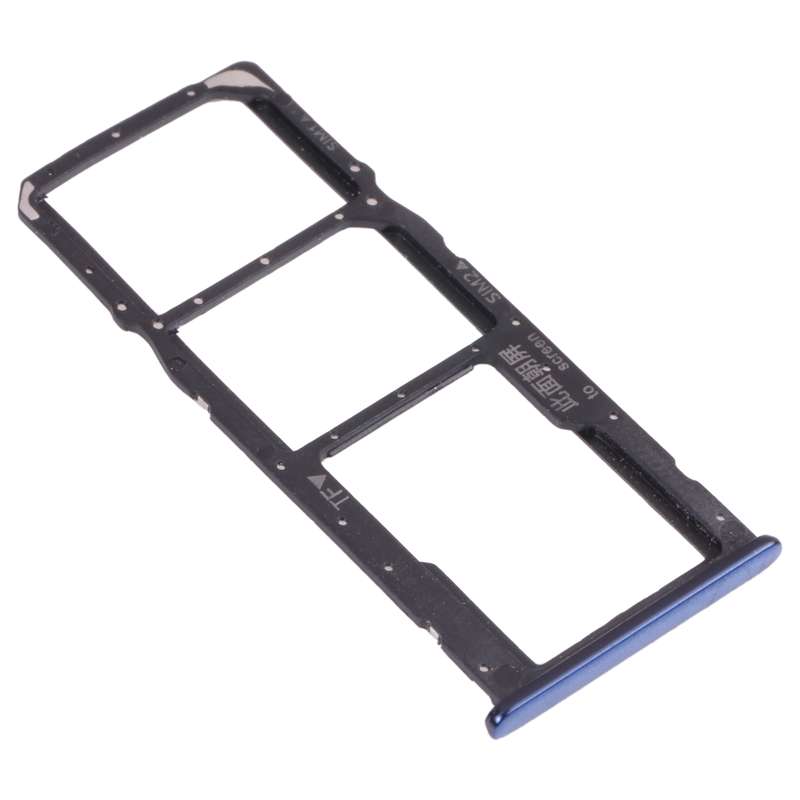 SIM Card Tray + SIM Card Tray + Micro SD Card Tray for Huawei Nova 2 Lite / Y7 Prime (2018) (Black)