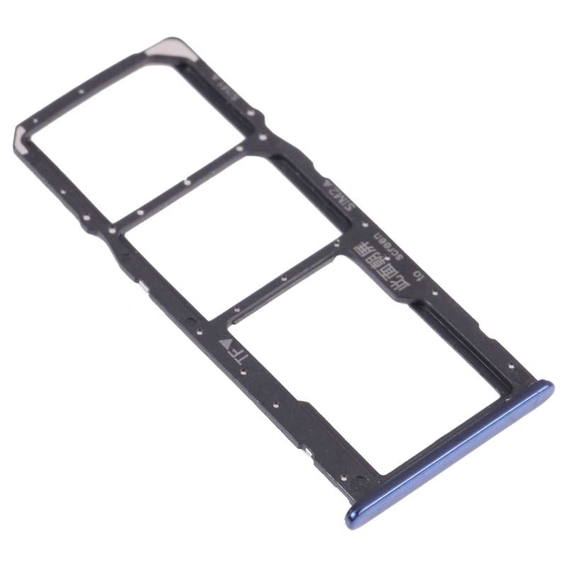 SIM Card Tray + SIM Card Tray + Micro SD Card Tray for Huawei Y7 Pro 2018 (Black)