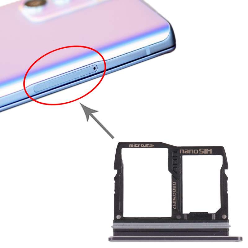 Nano SIM Card Tray + Nano SIM Card Tray / Micro SD Card Tray for LG Wing 5G LMF100N, LM-F100N, LM-F1