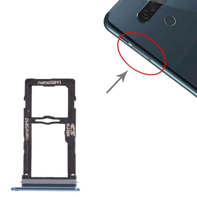 SIM Card Tray + SIM Card Tray for LG V60 ThinQ 5G / V60 ThinQ 5G UW LM-V600, LM-V600VML, LMV600VML (