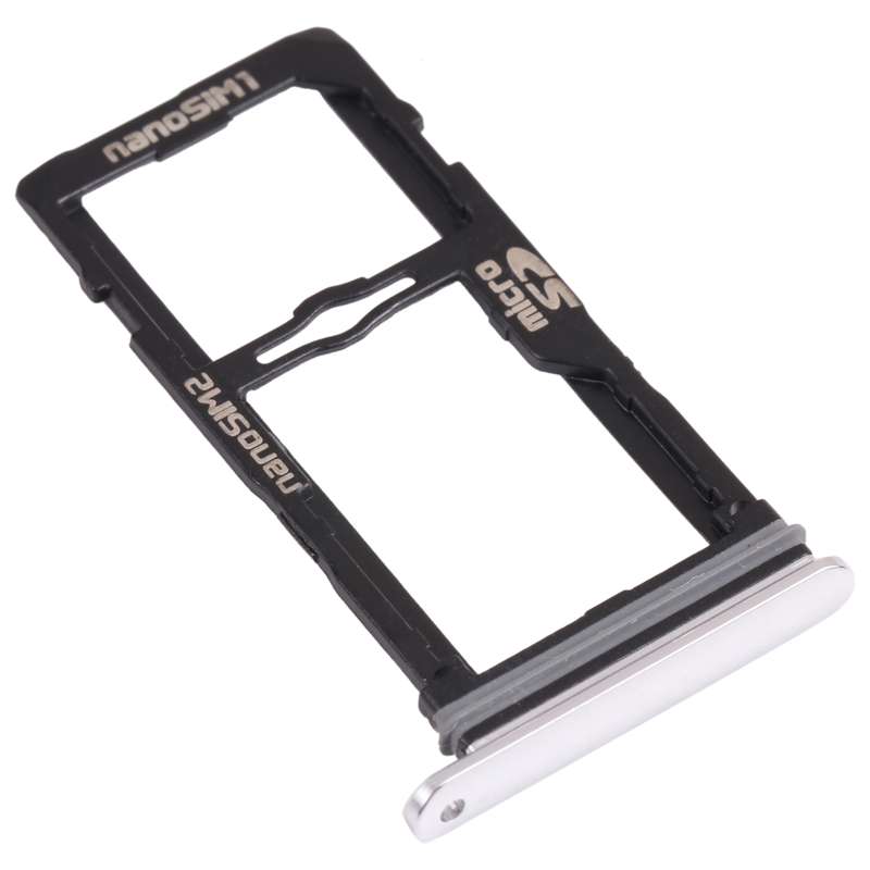 Nano SIM Card Tray + Nano SIM Card Tray / Micro SD Card Tray for LG G8S ThinQ LMG810, LM-G810, LMG81