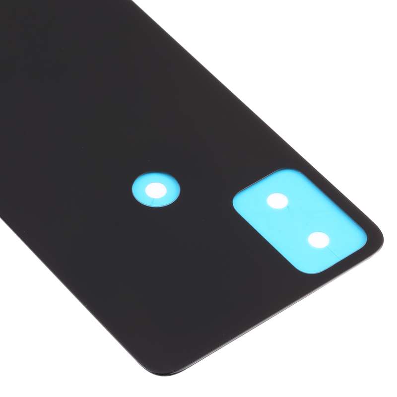 For Alcatel 3X 2020 5061 5061K 5061U Glass Battery Back Cover (Black)