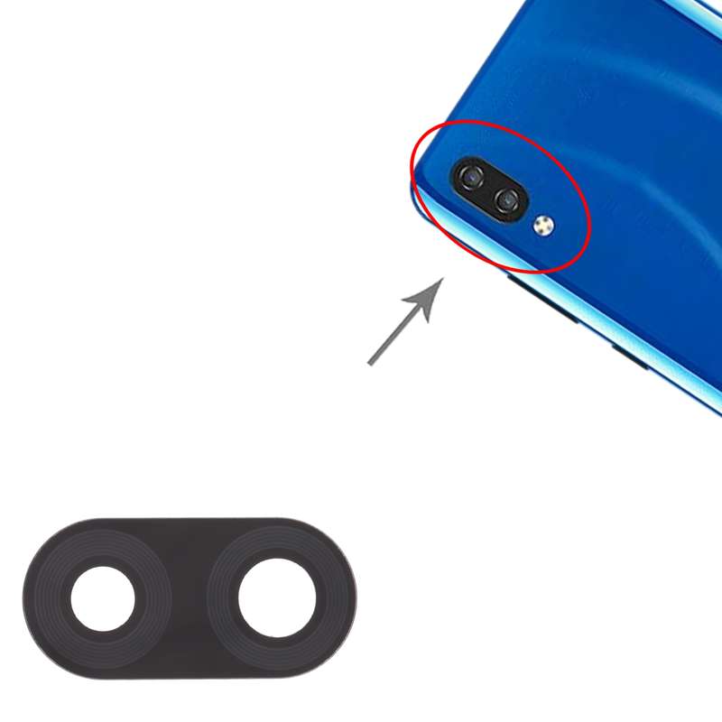 10 PCS Back Camera Lens for ZTE Blade A5 (2020)