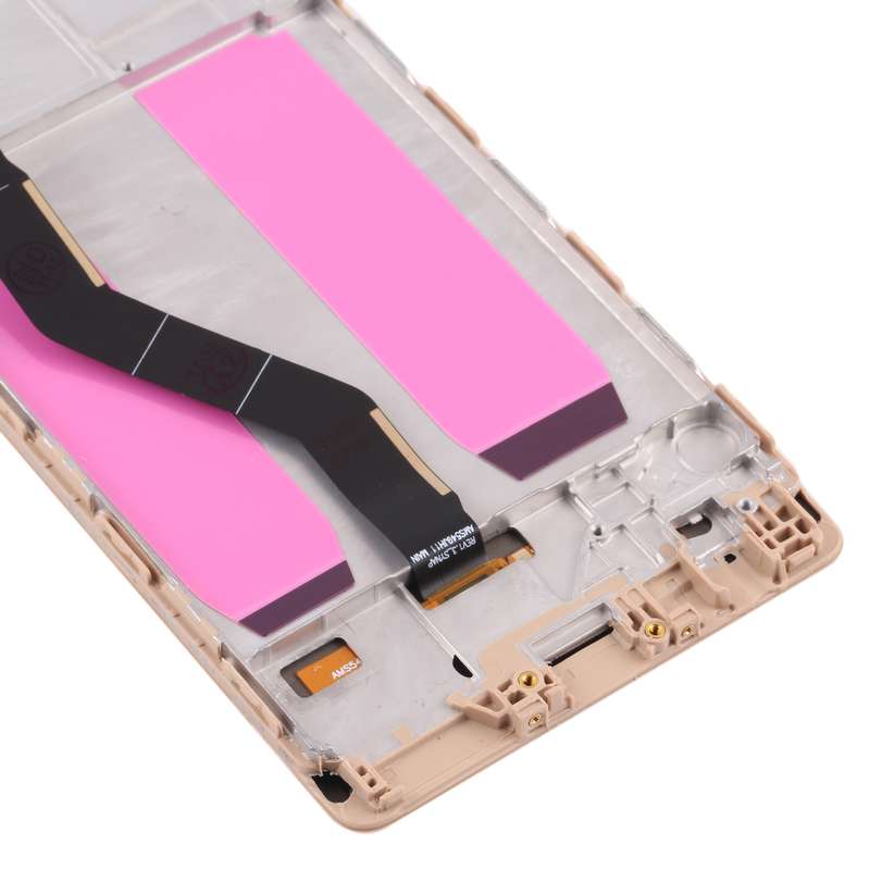 OLED LCD Screen for Huawei P9 Plus Digitizer Full Assembly with Frame(Gold)