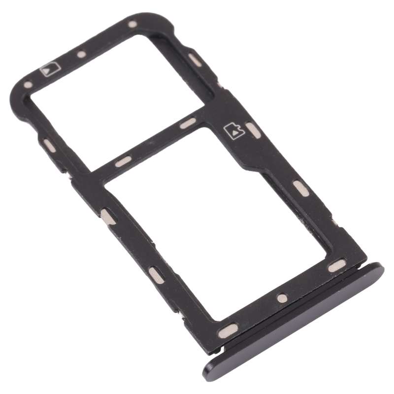 SIM Card Tray + Micro SD Card Tray for ZTE Blade V9 (Grey)