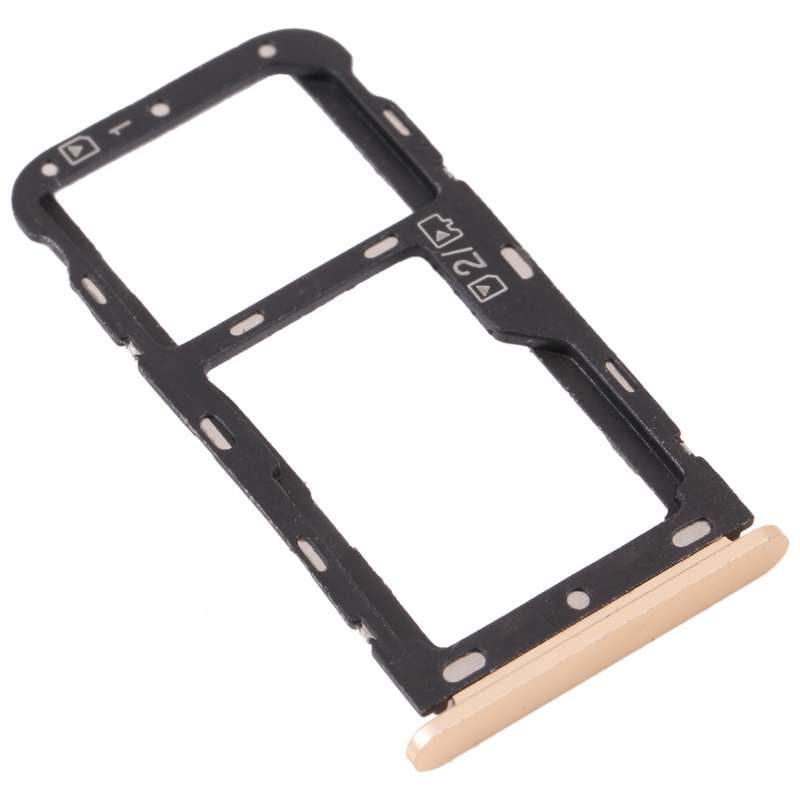 SIM Card Tray + Micro SD Card Tray for ZTE Blade V9 (Grey)