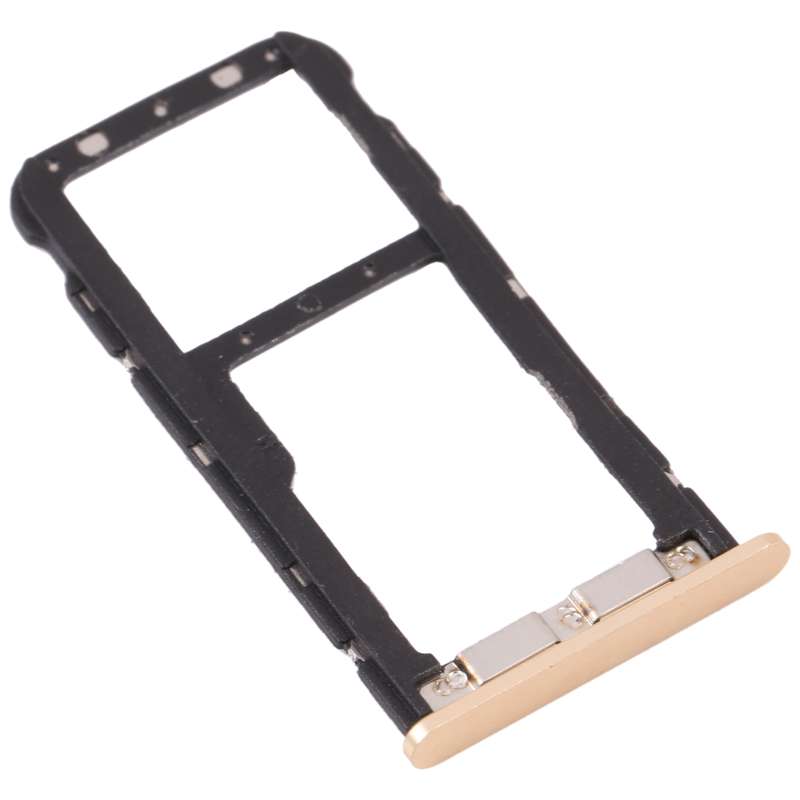 SIM Card Tray + Micro SD Card Tray for ZTE Blade V9 (Grey)
