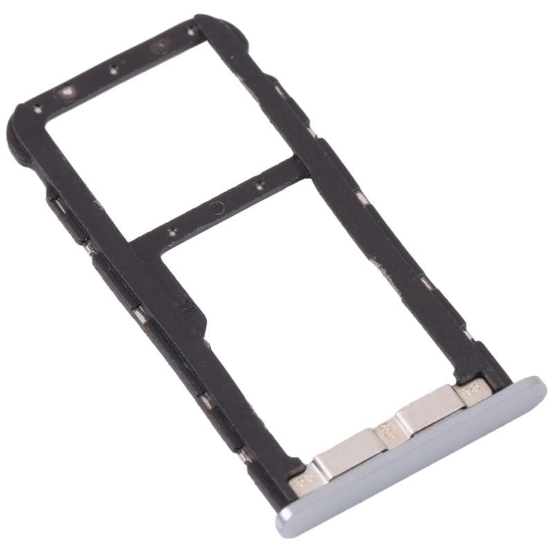 SIM Card Tray + Micro SD Card Tray for ZTE Blade V9 (Grey)