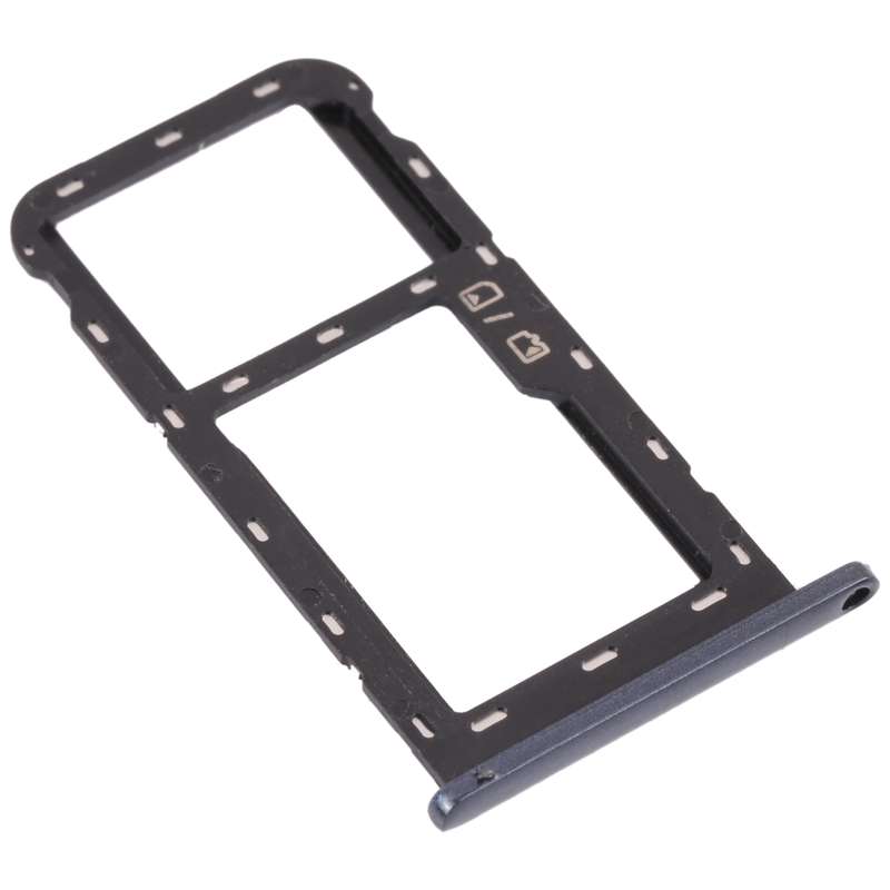 SIM Card Tray + Micro SD Card Tray for ZTE Blade A51 (Blue)