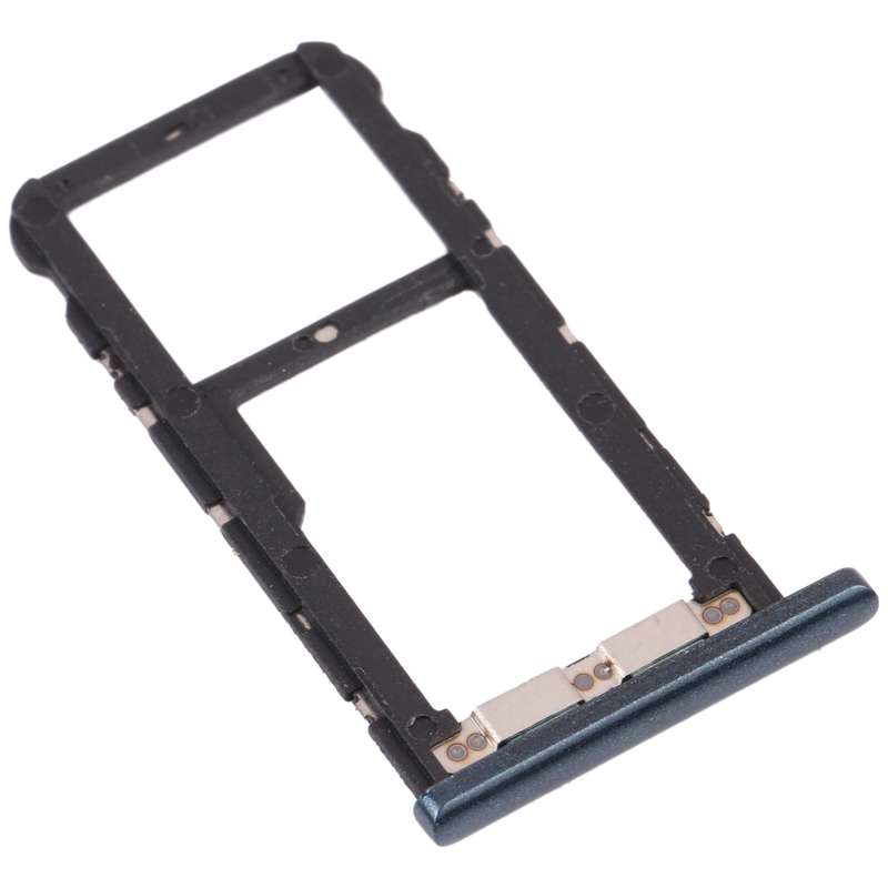 SIM Card Tray + SIM Card Tray / Micro SD Card Tray for ZTE Blade V10 Vita (Black)