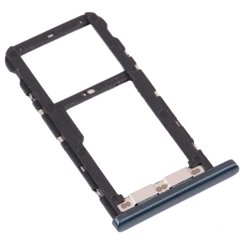 SIM Card Tray + SIM Card Tray / Micro SD Card Tray for ZTE Blade V10 Vita (Black)