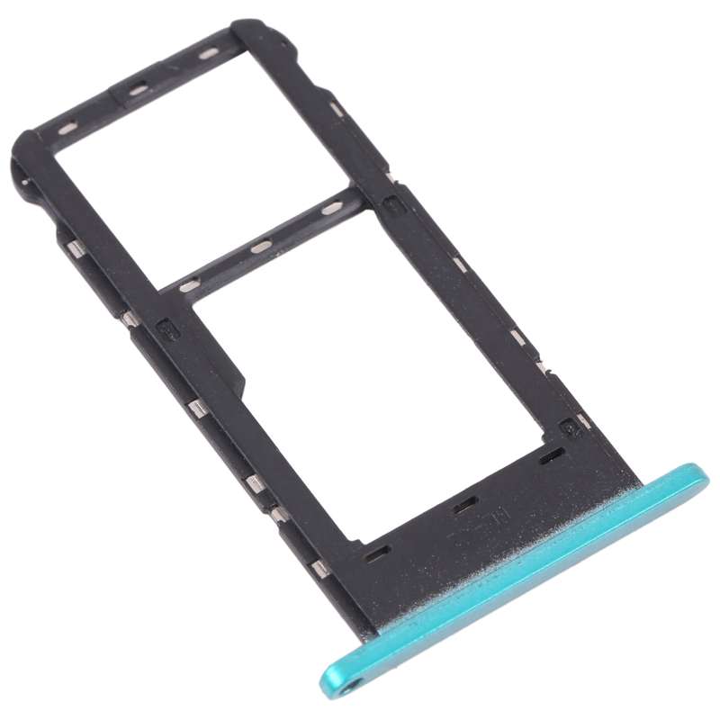 SIM Card Tray + Micro SD Card Tray for ZTE Blade V2020 Smart (Black)
