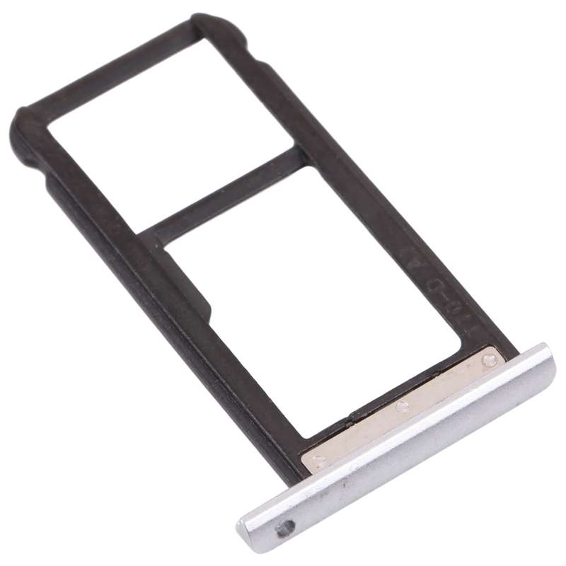 SIM Card Tray + Micro SD Card Tray for ZTE Blade Zmax Pro / Z981 (Silver)