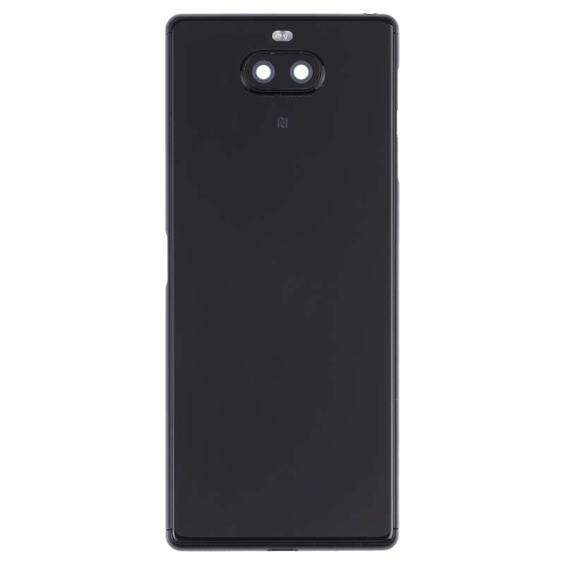 For Sony Xperia 8 Battery Back Cover with Middle Frame & Camera Lens Cover(Black)