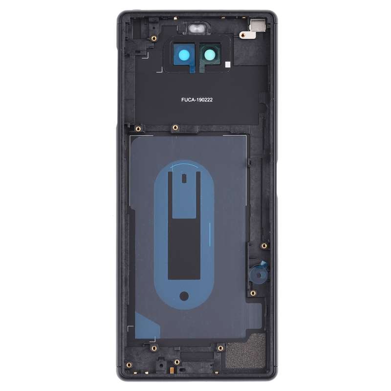 For Sony Xperia 8 Battery Back Cover with Middle Frame & Camera Lens Cover(Black)