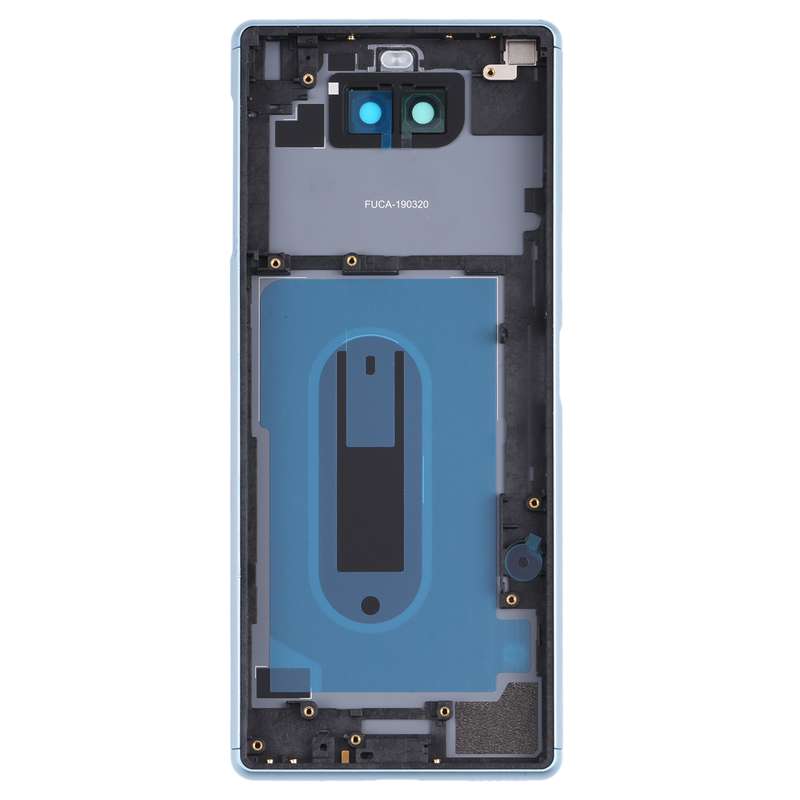 For Sony Xperia 8 Battery Back Cover with Middle Frame & Camera Lens Cover(Black)