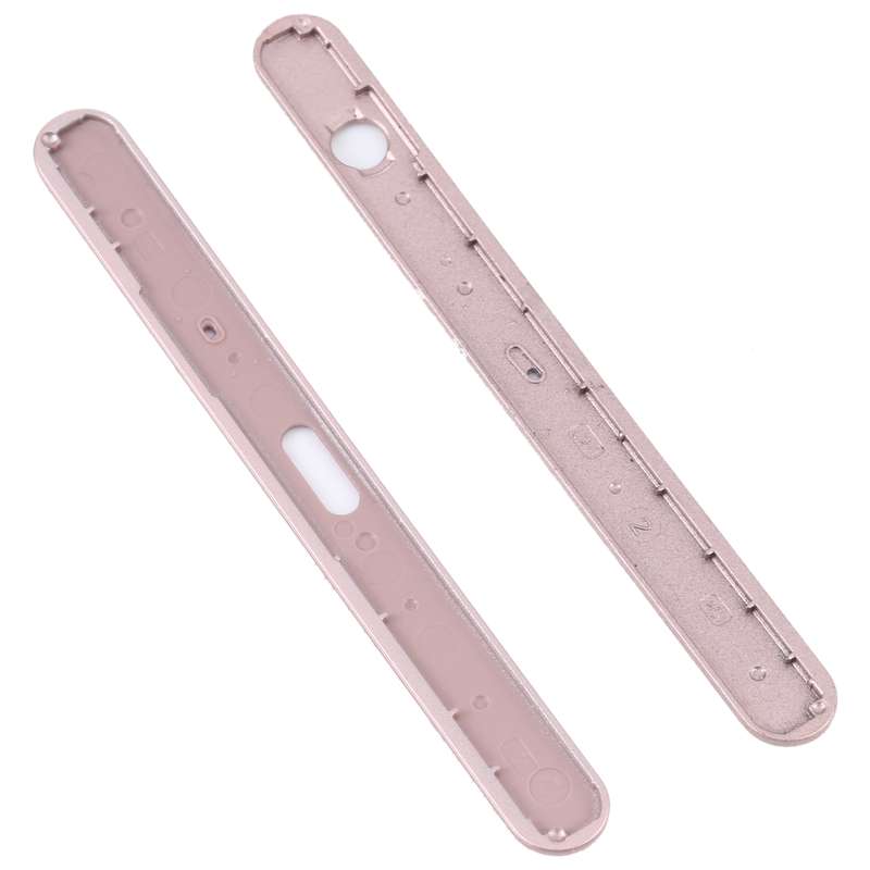 1 Pair Upper and Lower Part Sidebar For Sony Xperia XZ1(Gold)