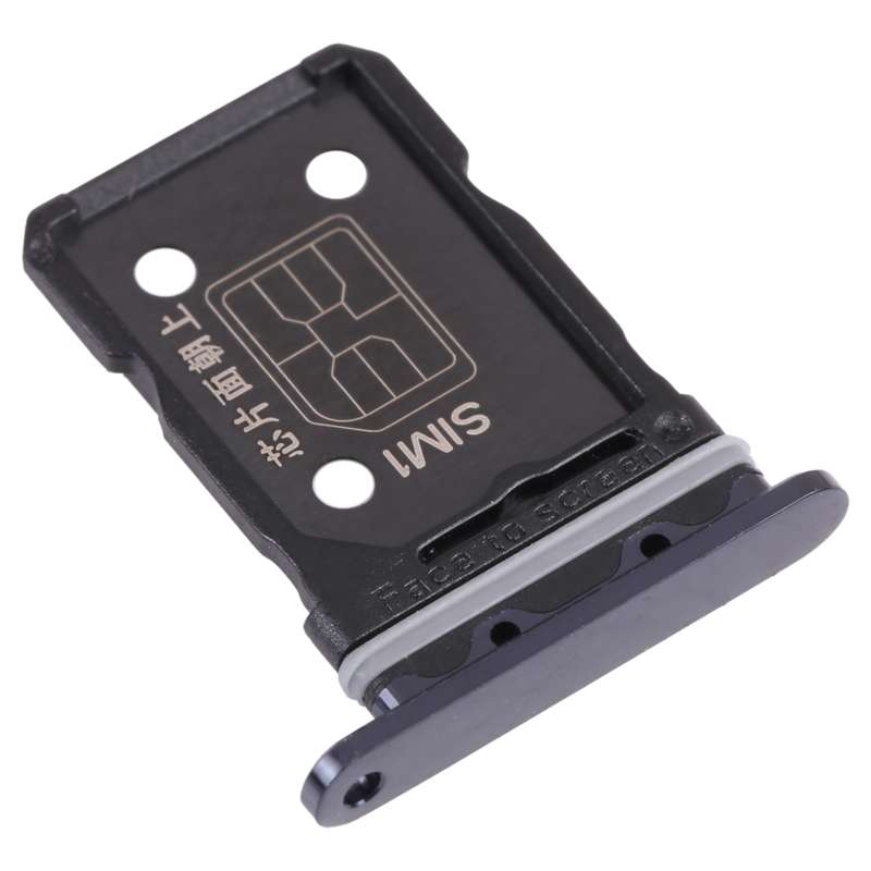For OPPO Reno6 Pro 5G SIM Card Tray + SIM Card Tray (Black)