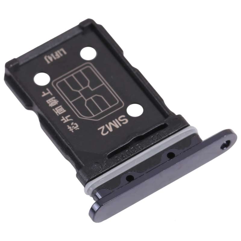 For OPPO Reno6 Pro 5G SIM Card Tray + SIM Card Tray (Black)