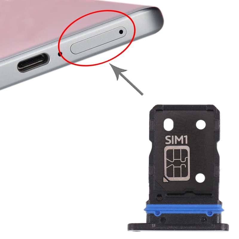 For vivo X70 V2133A V2104 SIM Card Tray + SIM Card Tray (Blue)