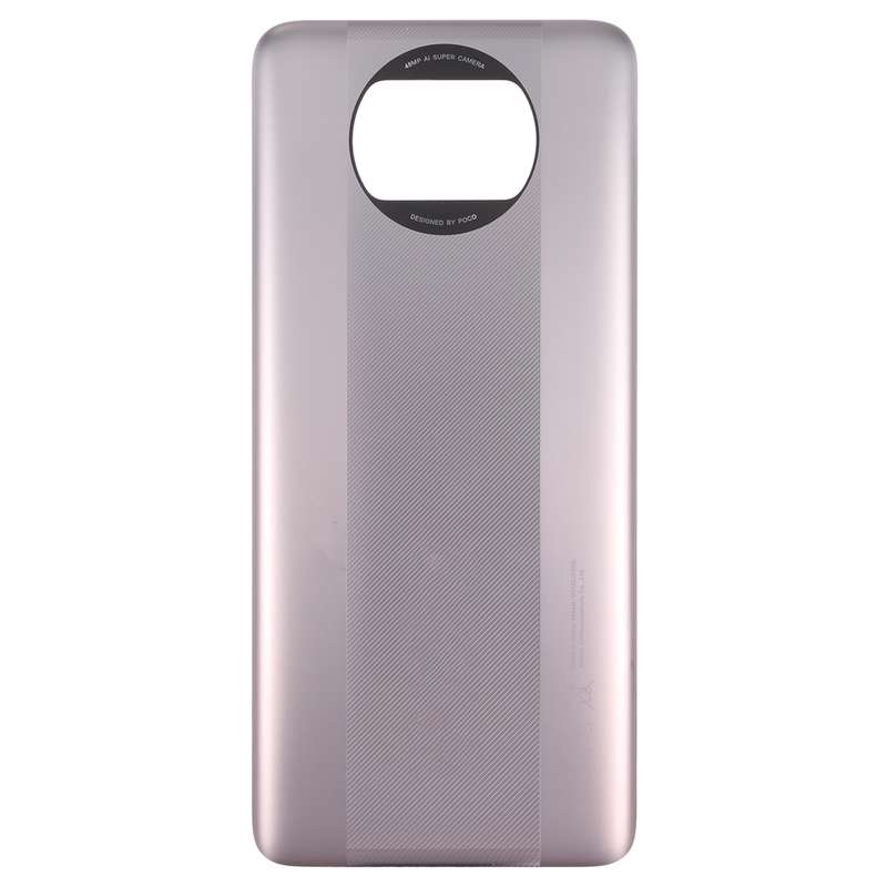 Original Battery Back Cover for Xiaomi Poco X3 Pro M2102J20SG(Black)
