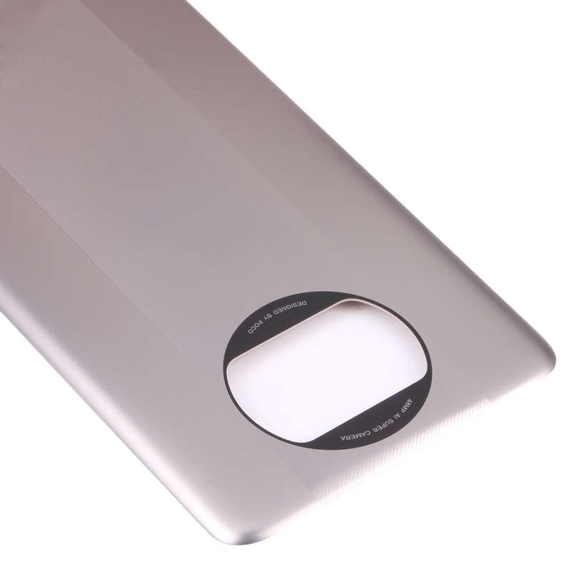 Original Battery Back Cover for Xiaomi Poco X3 Pro M2102J20SG(Black)
