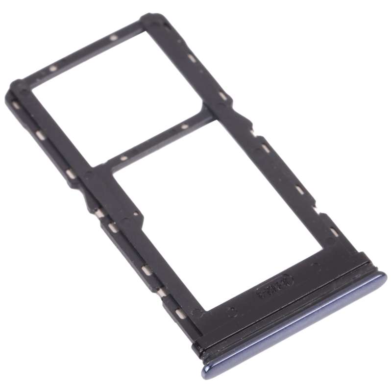 SIM Card Tray + Micro SD Card Tray for Xiaomi Poco X3 Pro M2102J20SG M2102J20SI (Black)