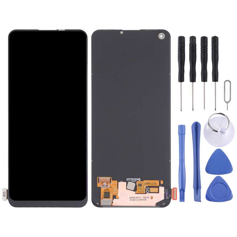 Original Super AMOLED Material LCD Screen and Digitizer Full Assembly for OPPO Realme 8