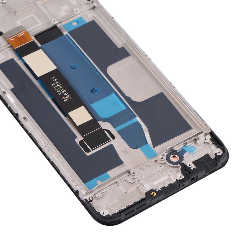 LCD Screen and Digitizer Full Assembly with Frame for OPPO Realme 8 5G(Black)