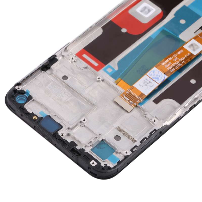 LCD Screen and Digitizer Full Assembly with Frame for OPPO Realme 8i RMX3151(Black)