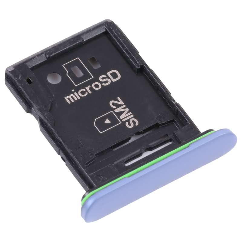 Original SIM Card Tray + SIM Card Tray / Micro SD Card Tray for Sony Xperia 10 III(Black)