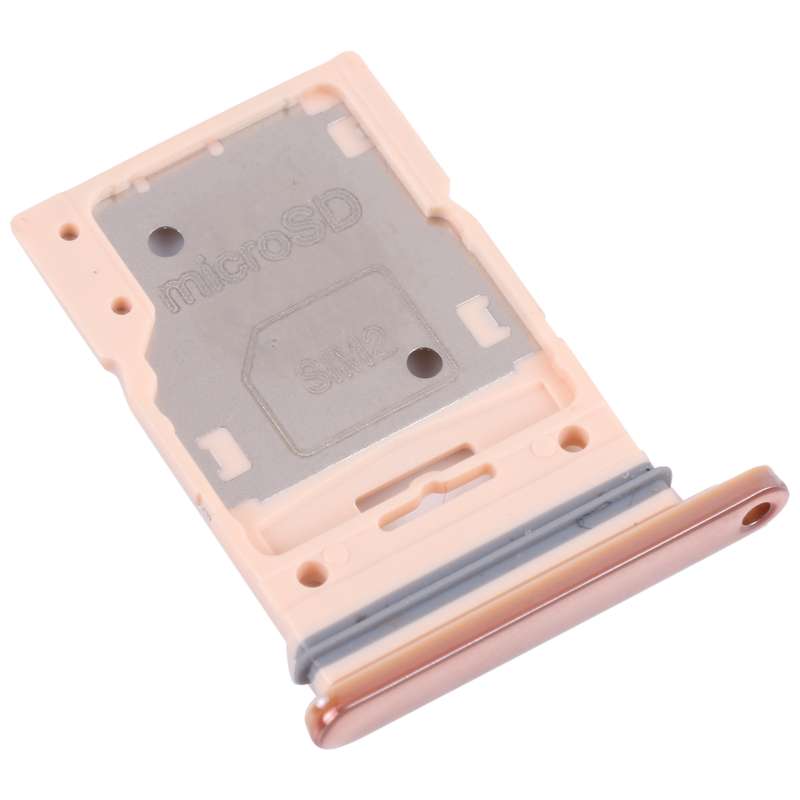 For Samsung Galaxy A53 5G SM-A536B Original SIM Card Tray + SIM Card Tray / Micro SD card tray (Gold