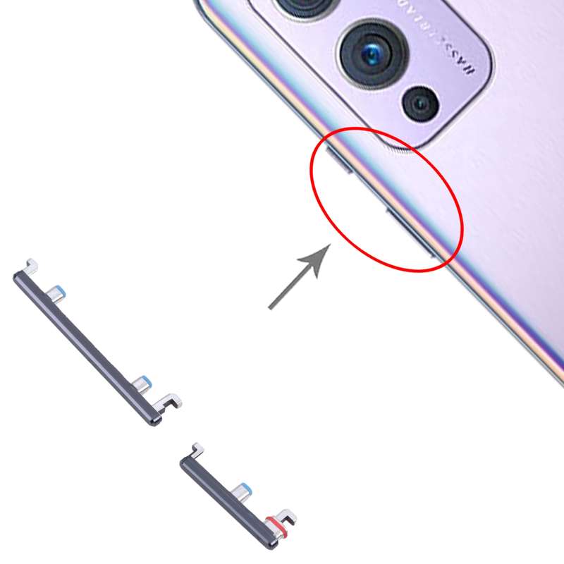 For OnePlus 9 Original Power Button and Volume Control Button (Black)
