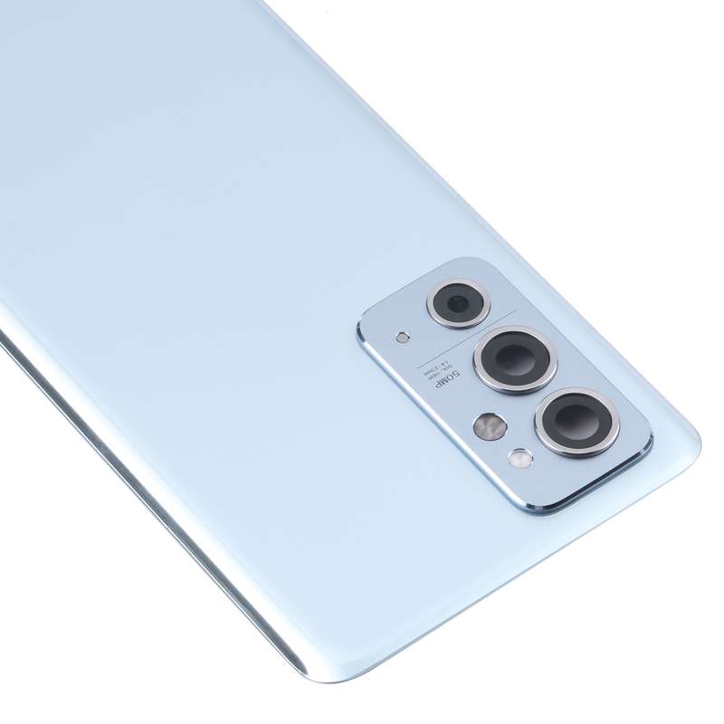 For OnePlus 9RT 5G MT2110 MT2111 Original Glass Battery Back Cover with Camera Lens (Blue)