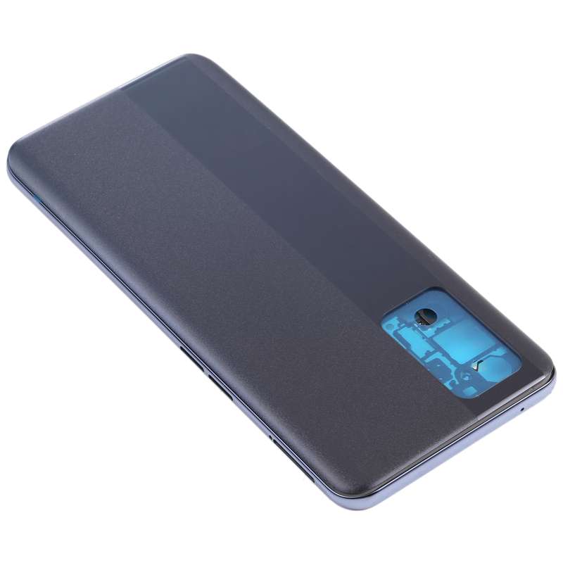 For OPPO Realme GT Neo RMX3031 Middle Frame Bezel Plate + Battery Back Cover (Silver)