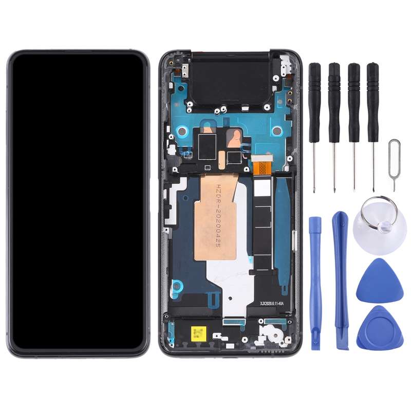 Original 90Hz AMOLED LCD Screen for Asus Zenfone 7 Pro / Zenfone 7 ZS670KS ZS671KS Digitizer Full As